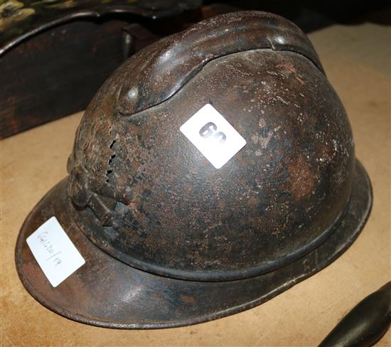 French fire helmet